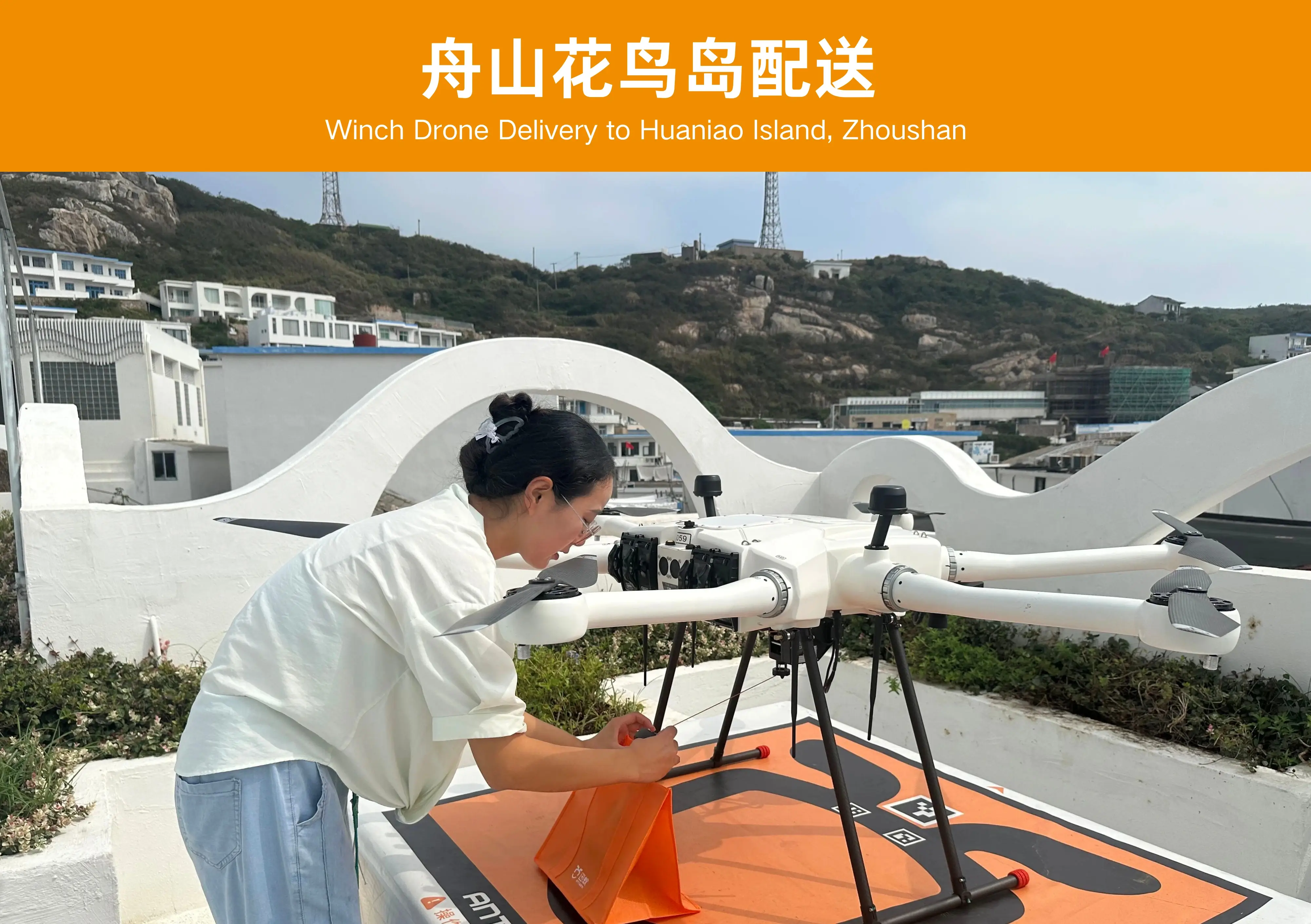 舟山花鸟岛配送案例图片