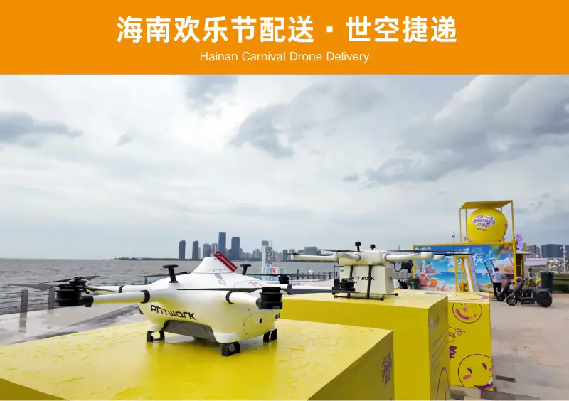 海南欢乐节配送 · 世空捷递案例图片